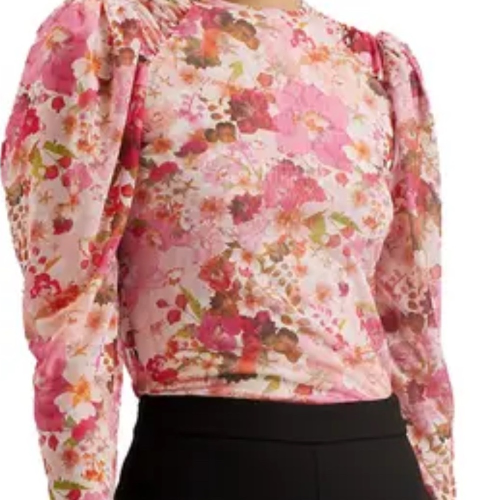 Ted Baker Pink Floral Blouse
